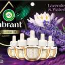 Air Wick Plug in Scented Oil Refill, 5ct, Lavender & Waterlily, Air Freshener, Essential Oils