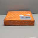 LIFFY Outdoor Side Table,12" Round Ceramic Tabletop Accent Table with Metal Frame, Indoor Small Decorative Plant Stand & End Table for Home, Patio, Garden (White & Black)