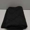 chakme Bathroom Rugs Mat 24x17, Ultra Thin Non Slip Bath Mat Small Quick Dry Absorbent Bath Mat for Bathroom Floor, (Black, 24"x17")