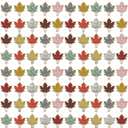 Sailanzi 36pcs Alloy enamel maple leaf set series Pendant Jewelry Making DIY Keychain Earrings Pendant Various Design Charms for Jewelry Making Bracelets Necklace (SN277)