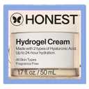 Honest Beauty Hydrogel Cream with Hyaluronic Acid, Lightweight Moisturizing Water, Gentle for Sensitive Skin, Fragrance-Free, Vegan 1.7, fl oz