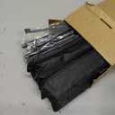 Nicpro Folding Easels for Display, 3 Pack 63 Inch Metal Floor Easel Stand Tripod Black Portable for Artist Poster Wedding with Carry Bag