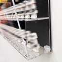 Acrylic Minifigure Display Case - 360° View Wall Mount Cabinet