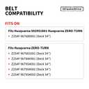Deck Belt 592951801 / Kevlar Cord / 1/2" x 152" - Compatible with Husqvarna Z254F with 54" Decks