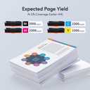 Compatible Toner Cartridge Replacement for Canon 054 054H CRG-054 to use with Canon Color ImageClass LBP622Cdw MF642Cdw MF643Cdw MF644Cdw MF640C Printer (Black, Cyan, Magenta, Yellow)