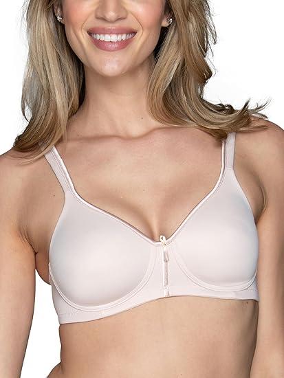 Vanity Fair Women's Bra with 2-Way Convertible Straps, Body Caress Full Coverage, Lightly Lined Cups up to DD, Size: 36B