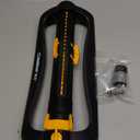 Melnor 65167AMZ XT Turbo Oscillating Sprinkler, 4,500 sq. ft., Quick Connect Bundle, 3Way Adjustable, Black, Yellow