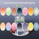 7PCS 14Patterns Photo Backdrop Gradient Paper with Stand: Flat Lay Seamless 34x23in Product Photography Backdrops- Tabletop Props Shoot for Jewelry Cosmetics Food