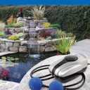 AquaMiracle All-in-One Koi Pond Aerator for Outdoor Ponds up to 1000 Gallons, Pond Air Pump Pond Aeration System with Double Outlet Airline Tubing Air Stones Check Valves