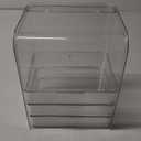 Cosmetic Makeup Organizer with Lid Waterproof & Dustproof, Large Skin Care Cosmetic Display Case with 3 Drawers, Bathroom Vanity Countertop Storage for Lipsticks Jewelry, Perfume