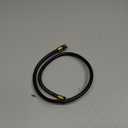 Nixsto RG6 Coaxial Cable, 3FT 6FT 10FT 15FT 25FT 50FT 100FT Coax Cable Cord with Gold F-Type Connector, High Speed Internet, Digital TV Aerial for HDTV, Satellite, Antenna, Modem with Extender- 1.5ft (Black)