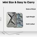 Lightning Infinite Fidget Slider Metal Magnetic Haptic Fidget Toys for Adults Anxiety/ADHD/Stress Relief (Industrial Style Silver Gray)