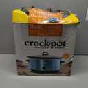Crock-Pot 7-Quart Manual Slow Cooker, Family Size Serves 8+ People & Fits 6-lb Roast, Removable Stoneware with Warming Setting, Dishwasher Safe for Easy Cleanup, Turquoise