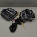 GearUp DRL Turn Signals for Chevy Colorado 2023-2025 Fog Lights Bezel White Daytime Running Lights Sequential Amber Turn Signals(Not Fit ZR2)