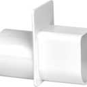 Deck Drain Adapter, fit for Stegmeier Channel Drain fit 1 1/2" Schedule 40 Pipe, White, Pool Deck Drain Plug, Pool Drain Channel Adapter