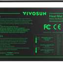VIVOSUN 48"x20.75" Seedling Heat Mat with Built-in Temperature Controller, UL & MET-Certified Waterproof Plant Heating Pad for Germination, Hydroponics, Brewing, Breeding, and Greenhouses