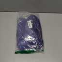 LYANER Women's Warp V Neck Ruffle Short Sleeve A Line Swing Flared Cocktail Party Midi Dress (Pure Dark Blue)