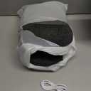 Yunari Cordless Triple Fusion Back Massager, Heated Lumbar Pillow (Gray)