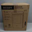 ecozy Nugget Ice Maker Countertop, First Full-Color Smart Panel 44 lbs/24H Ice Machine with APP & Voice Control, Double-Layer Insulation, Pull-Out Water Tank, Soft Pebble Chewable Ice, Self-Cleaning