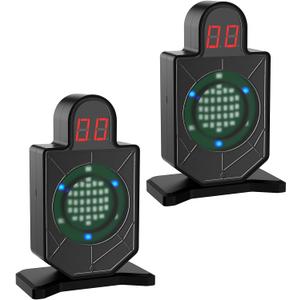 2 Pcs Dry Fire Portable Laser Trainer Target Laser Training System for Reactive Laser Shooting and Dry Fire Shooting Practice(Included: AAA Battery)