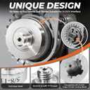 XLOCK to 5/8"-11 Thread Adapter Kit with Quick Change Nut, Suitable for XLOCK Angle Grinders, Convert and Install Saw Blades, Polish Discs