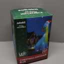 12FT Giant Christmas Inflatables Decoration Dinosaur Built-in Bright LED Lights & Extra Strong Blower Blow Up Yard Decoration Blowups with Large Huge Xmas Wreath Hat for Holiday Party Xmas New Year