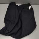 Amazon Essentials Men's Straight-Fit Wrinkle-Resistant Flat-Front Chino Pant (Black) 30Wx30L