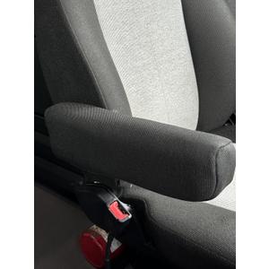 ARMREST COVERS for FREIGHTLINER CASCADIA 33'' HIGH BACK, AR-FLCAS33-C-BLK ARMREST COVERS for FREIGHTLINER CASCADIA 33'' HIGH BACK, AR-FLCAS33-C-BLK