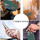 tharlet Compatible with Samsung Galaxy Z Fold 7 Case, Slim Fit Full Protection Case for Women Girls, Ultra Thin Shockproof Hard PC Anti Scratch Protective Cover for Galaxy Z Fold 7 2025 (Green)