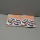 Jalopink 2 Pack Soap Holder with Drain - Self Draining Waterfall Soap Dish & Sponge Holder for Kitchen Sink Organizer, Non-Slip Dish Soap Tray for Dispenser Bottle, Gray Pink, 6x3.4 Inches