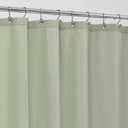ALYVIA SPRING Sage Green Fabric Shower Curtain Liner Waterproof - Soft & Light-Weight Cloth Shower Liner with 3 Magnets, Hotel Quality & Machine Washable - Standard Size 72x72, Desert Sage