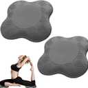 2 packs Yoga Knee Pad Mats Extra Thick for Knees Elbows Wrist Hands Head Foam Pilates Kneeling pad Yoga Knee Cushion Thick Exercise Pads for Knees Elbows Wrist Hands Head Foam Pilates Kneeling padSupport Foam Pads for Women and Men (grey)