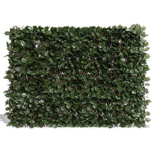 DOEWORKS Expandable Fence Privacy Screen for Balcony Patio Outdoor(Double Sides Leaves), 1PC Faux Ivy Fencing Panel for Backdrop Garden Backyard Home Decorations