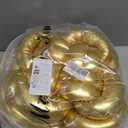 Soft Knot Pillow Ball, 12" Decorative Throw Pillow Floor Cushion for Couch, Square Xmas Decorations Knotted Pillow for Bed Living Room (Gold)