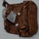 Leather Backpack Purse for Women Designer Ladies Shoulder Bag Fashion Faux Work Travel Handbags (Kcus22001-2 Two-toned Brown)