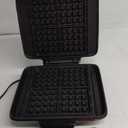 Dash Deluxe No-Drip Waffle Iron Maker Machine 1200W + Hash Browns, or Any Breakfast, Lunch, & Snacks with Easy Clean & Mini Maker for Individual Waffles, Hash Browns, Keto Chaffles