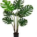 Hollyone 3FT Artificial Monstera Deliciosa Trees Fake Tropical Palm Plants