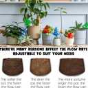 Plant Self Watering Globes Bulbs Planter Insert Automatic Plastic Watering Devices Plant Waterer Spikes for Indoor Outdoor,Self Irrigation System Lasts for One Week (7.7''3.4'', 6 Pack-4 colors)