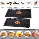 8 Pack Sticky Mouse Trap Rat Traps Indoor, Peanut Taste Pheromone Mouse Traps Indoor for Home, Glue Sticky Traps for Mice and Rats, Snake(Large Size)