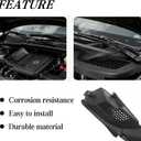 55112951AC 55112952AC Windshield Wiper Cowl Panel Grille, Front Window Cover Insert Kit for 2016-2022 Grand Cherokee, Left & Right Upper Cowl Trim