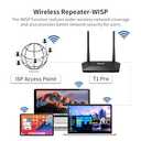 Dbit N300 Easy Setup Wireless Wi-Fi Router Smart Home Internet Router - 2 x High Power Antennas, Supports Access Point, WISP, Up to 300Mbps (T1 Pro)