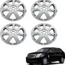 labwork 4 Pieces Chrome Wheel Cover Hub Caps Rim Cover Replacement for SRX 2010 2011 2012, 17 inches or 18 inches