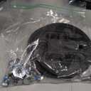 Snowboard Bindings Lightweight Snow Shoes Bindings Rear Entry Bindings for Men and Women Easy to Put on and Take Off (Medium, Black)