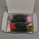 Mini Christmas Tree with Lights, 4 Pack Tabletop Christmas Tree with Lights for Christmas Decorations Indoor Xmas Holiday Party, Christmas Centerpieces for Tables New Year Decoration