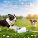All For Paws Dog Water Fountain, Dog Sprinkler Paw Activated, Outdoor Water Fountain for Dog Drinking, Step On Pet Water Dispenser