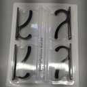 Hooks Black, Pack Of 4
