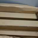 LazBlinds No Drill Bamboo Roman Shades, 37" W x 64" H, Malay Oak