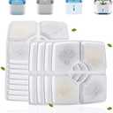 Cat Water Fountain Filters, Cirfifth Cat Fountain Filter Replacement, for Square Cat Water Fountain Inside (8 Pack)