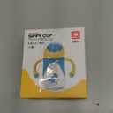 hahaland Sippy Cup for 6+ Month Old - 2 in 1 Spout & Straw Sippy Cups for Toddlers 1-3 No Spill Transition Weighted Straw Toddler Cups - 1 Cup with 2 Nipples