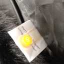 HOOD CREW Womens Fashion Cropped Faux Fur Jackets Long Sleeve Fluffy Winter Coats Casual Cardigan Outerwear Short Coat (Small, Black)